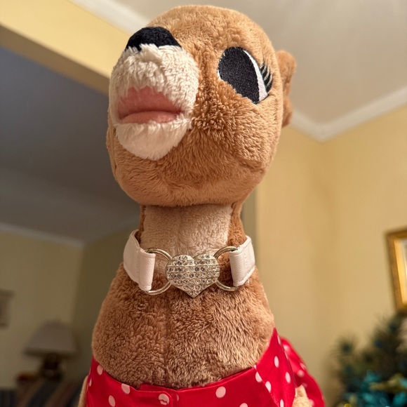 Clarice from Rudolph Red Nosed Reindeer 15" Plush Build a Bear w/ Dress & Bow - Picture 7 of 7